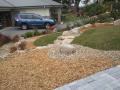 Seamist Close Murrays Beach Project Excavations & Levelling, Sandstone Boulder Walls, Charcoal Paving, Timber & Sandstone Steps, Lawns, Gardens & Decorative Gravels